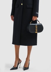 Versace Greca Goddess Leather Top Handle Bag
