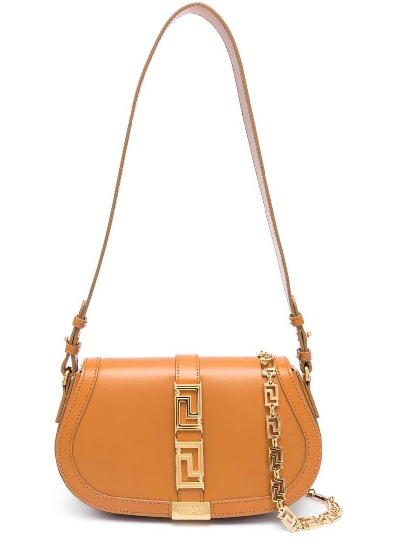 Versace Greca Goddess leather shoulder bag