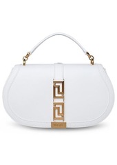 Versace Greca Goddess white leather bag
