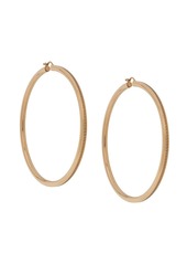 Versace Greca large hoop earrings