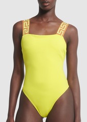 Versace Greca Lycra One-piece Swimsuit