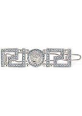 Versace Greca Motif & Medusa Crystal Hair Clip