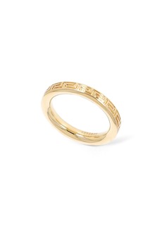 Versace Greca Motif Thin Band Ring
