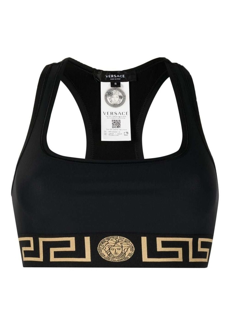 Versace Greca racerback bra