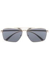 Versace Greca rectangle-frame sunglasses
