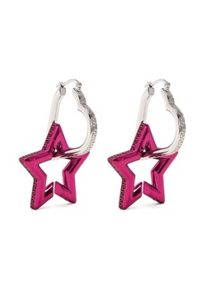 Versace Greca star-shaped drop earrings