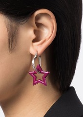 Versace Greca star-shaped drop earrings
