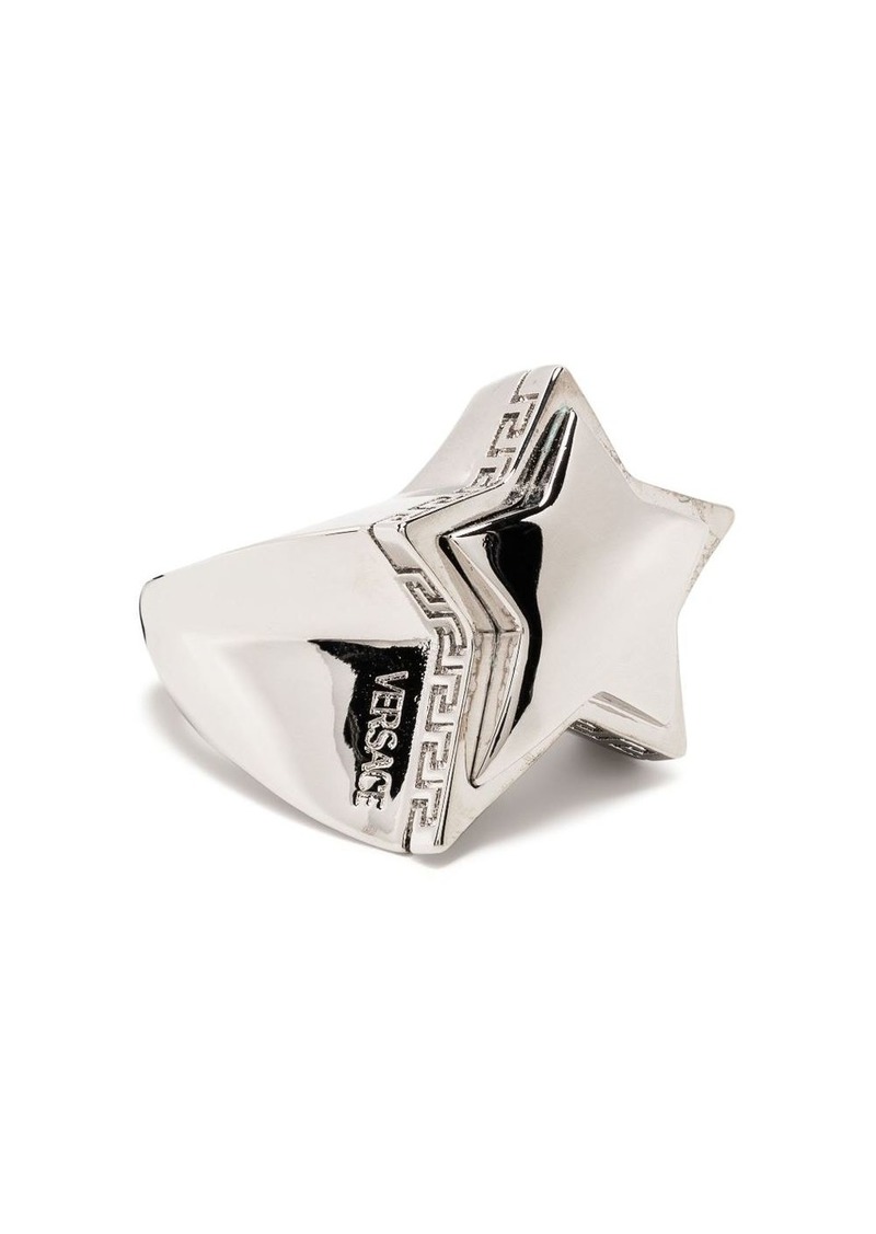 Versace Greca star-shaped ring