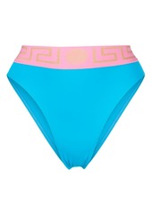 Versace Grecca-waistband bikini bottoms