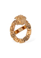 Versace Greek Motif & Medusa Ring