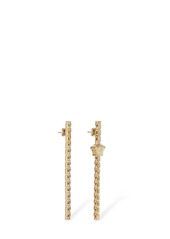 Versace Greek Motif Asymmetric Earrings