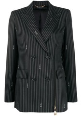 Versace GV Signature pinstripe blazer