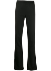 Versace high-waisted bootcut trousers