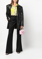 Versace high-waisted flared trousers