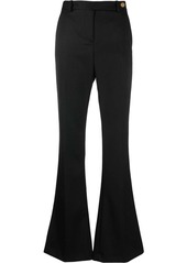 Versace high-waisted flared trousers