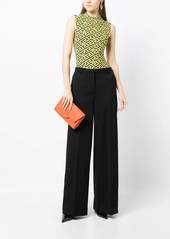 Versace high-waisted wide-leg trousers