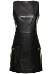 Versace Hollywood Series Leather Dress