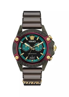 Versace Icon Active Silicone Chronograph Watch/44MM