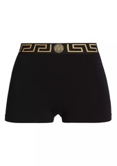Versace Icon Elasticized Logo Shorts