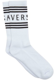 Versace intarsia-knit ankle socks