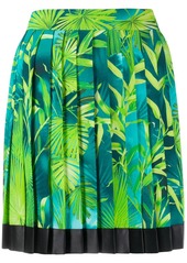 Versace Jungle pleated skirt