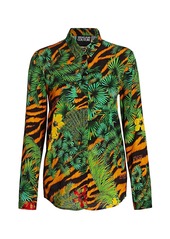 Versace Jungle Print Twill Shirt