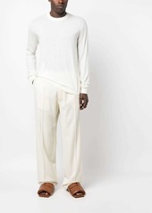 Versace La Greca cotton-silk jumper