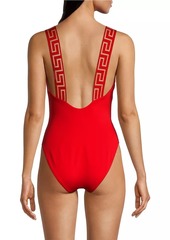 Versace La Greca One-Piece Swimsuit