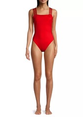 Versace La Greca One-Piece Swimsuit