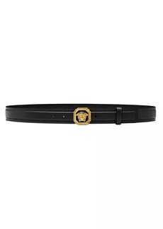 Versace La Medusa Leather Belt