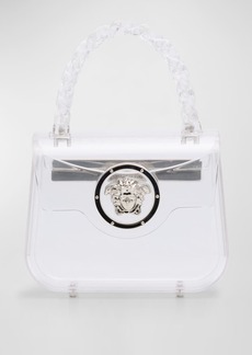 Versace La Medusa Mini Acrylic Top-Handle Bag