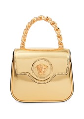 Versace La Medusa Mini metallic leather tote bag