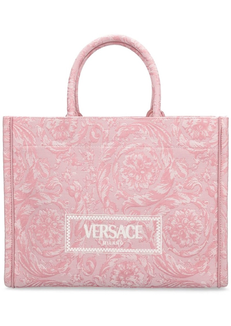 Versace Large Barocco Jacquard Tote Bag