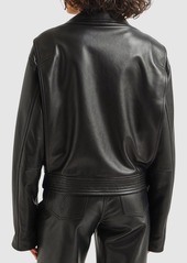 Versace Leather Biker Jacket