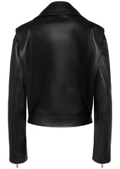 Versace Leather Biker Jacket