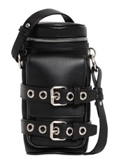 Versace Leather Crossbody Bottle Bag