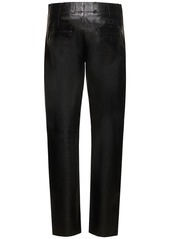 Versace Leather Pants