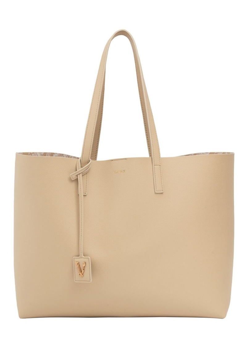 Versace Leather Tote Bag