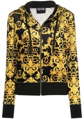 Versace Logo Baroque-pattern hoodie