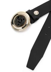 Versace logo-buckle leather belt