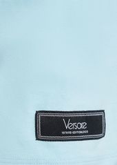 Versace Logo Cotton Jersey T-shirt