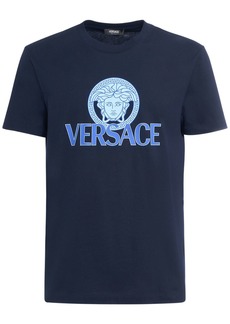 Versace Logo Cotton T-shirt