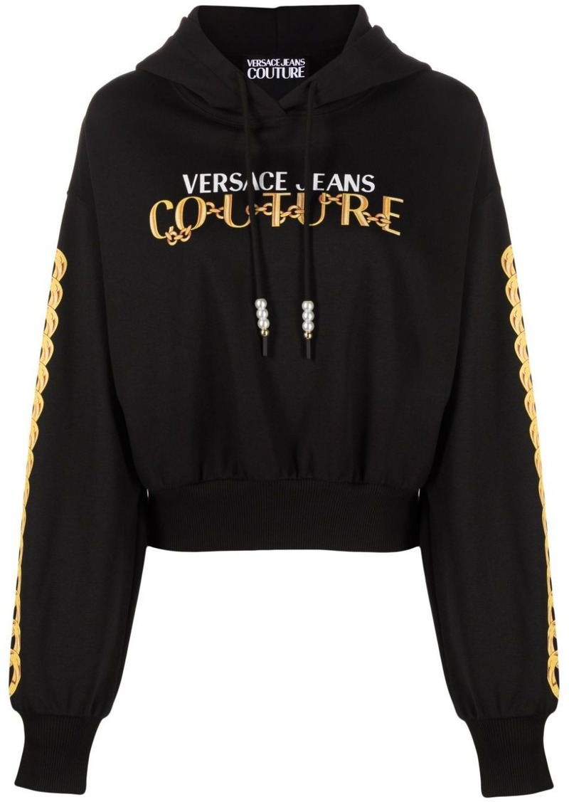 Versace Logo Couture-print hoodie