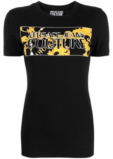 Versace Chain Couture-print T-shirt