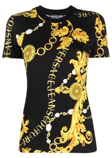 Versace Logo Couture-print T-shirt