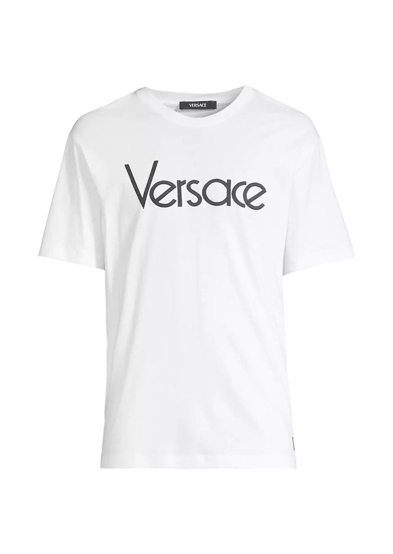 Versace Logo Crewneck T-Shirt