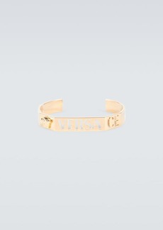 Versace Logo cuff bracelet