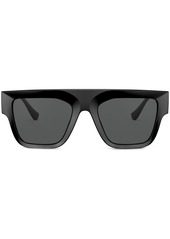 Versace logo-embossed square-frame sunglasses