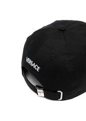 Versace logo-embroidered cotton baseball cap
