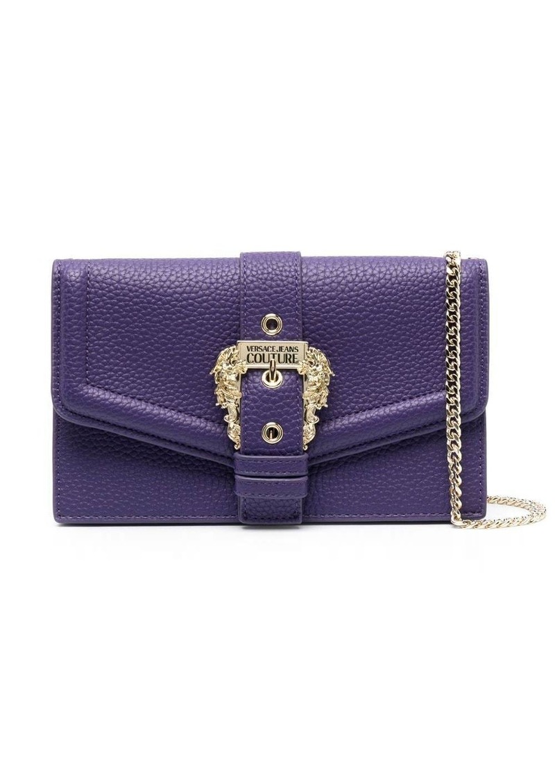 Versace Couture1 logo-buckle clutch bag